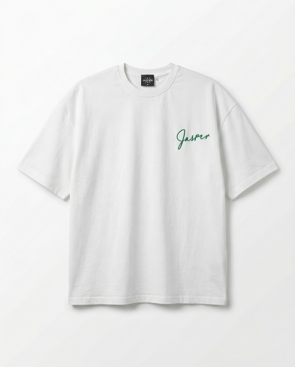 White Crossed Ends T-Shirt