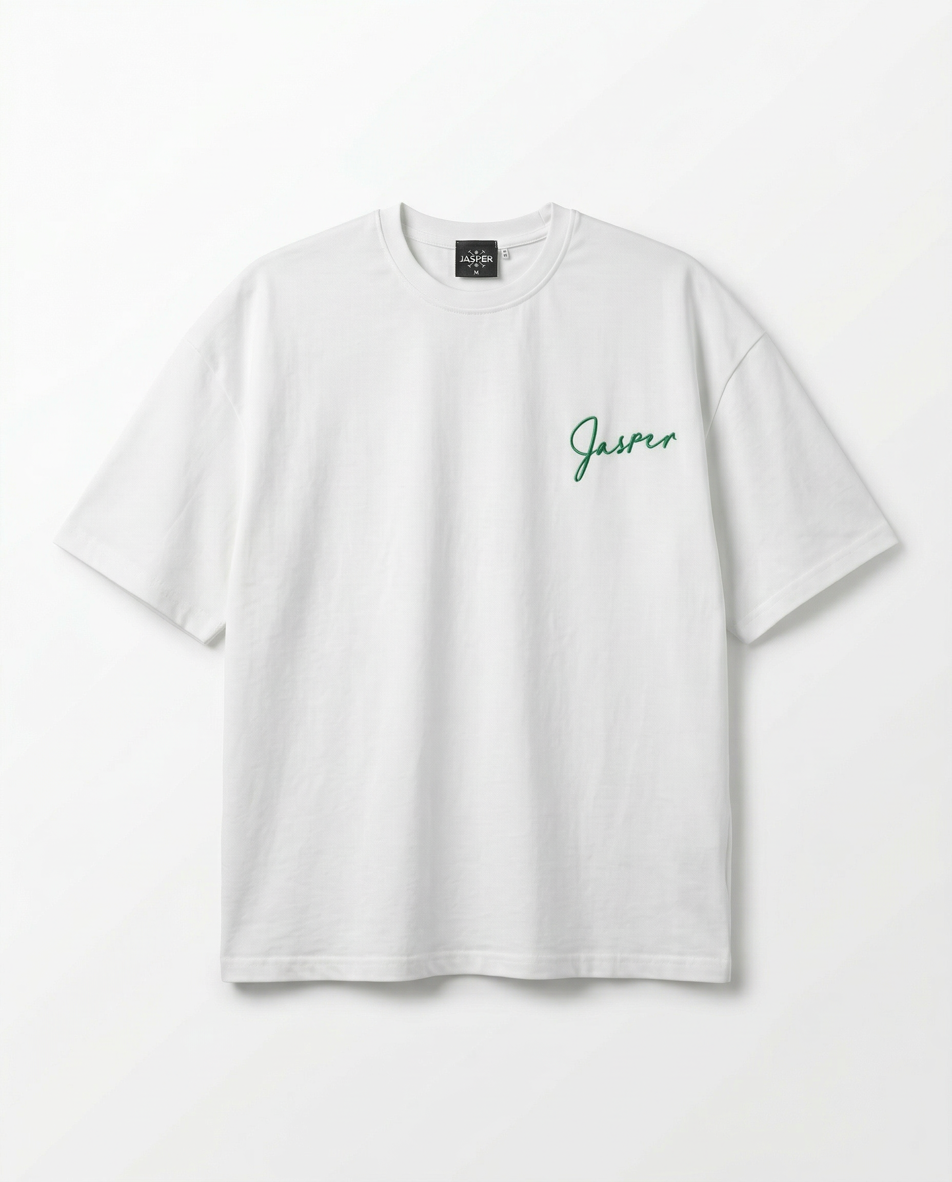 White Crossed Ends T-Shirt