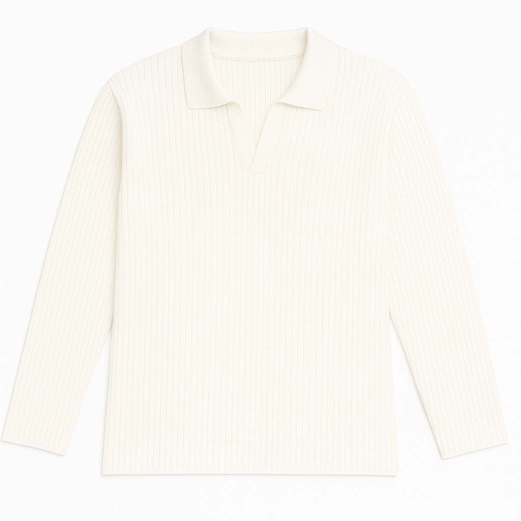 The knit polo