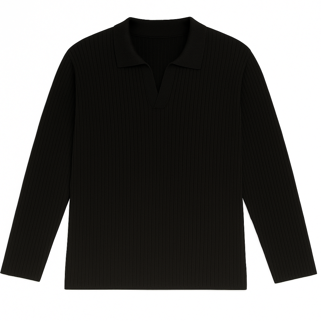 The knit polo