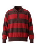 Brick Stripe Polo - Jasper