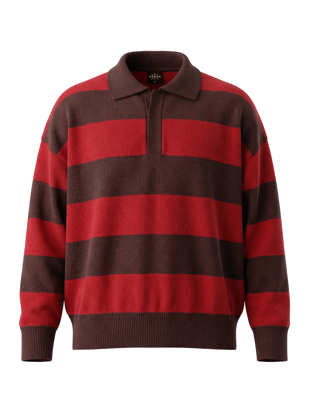 Brick Stripe Polo - Jasper