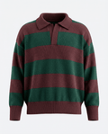 Forest Stripe Polo - Jasper