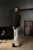Granite Fleck Sweater - Jasper