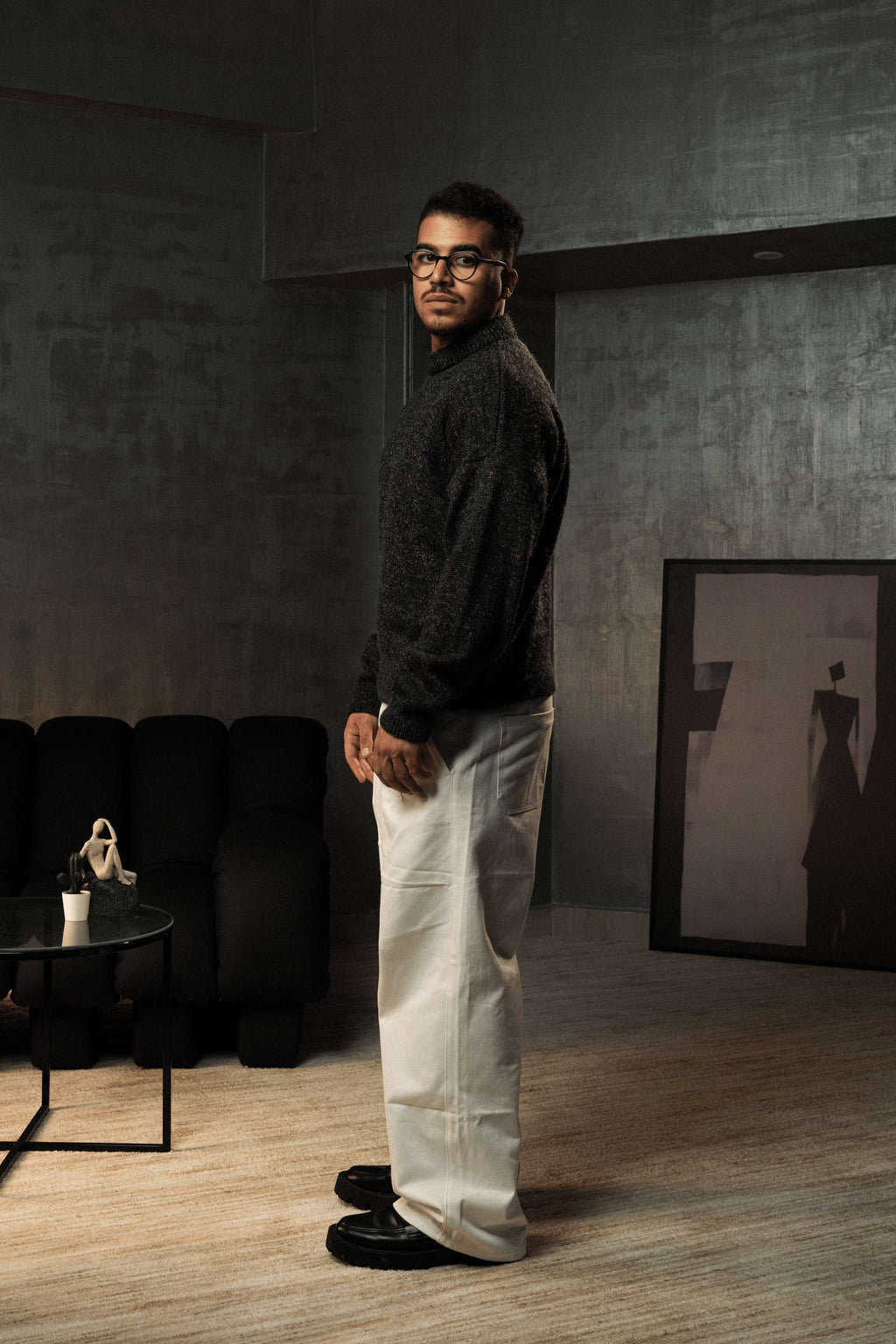 Granite Fleck Sweater