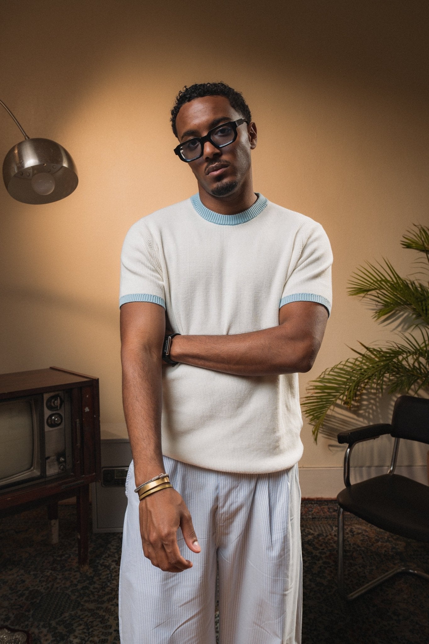 Jasper Special Knitwear Tipped Tee - Jasper