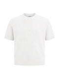 Tipped Knit Tee — Off-White - Jasper