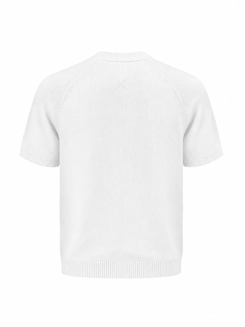 Tipped Knit Tee — Off-White - Jasper