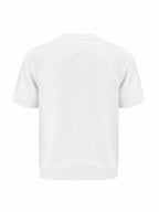 Tipped Knit Tee — Off-White - Jasper