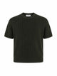 Tipped Knit Tee — Olive