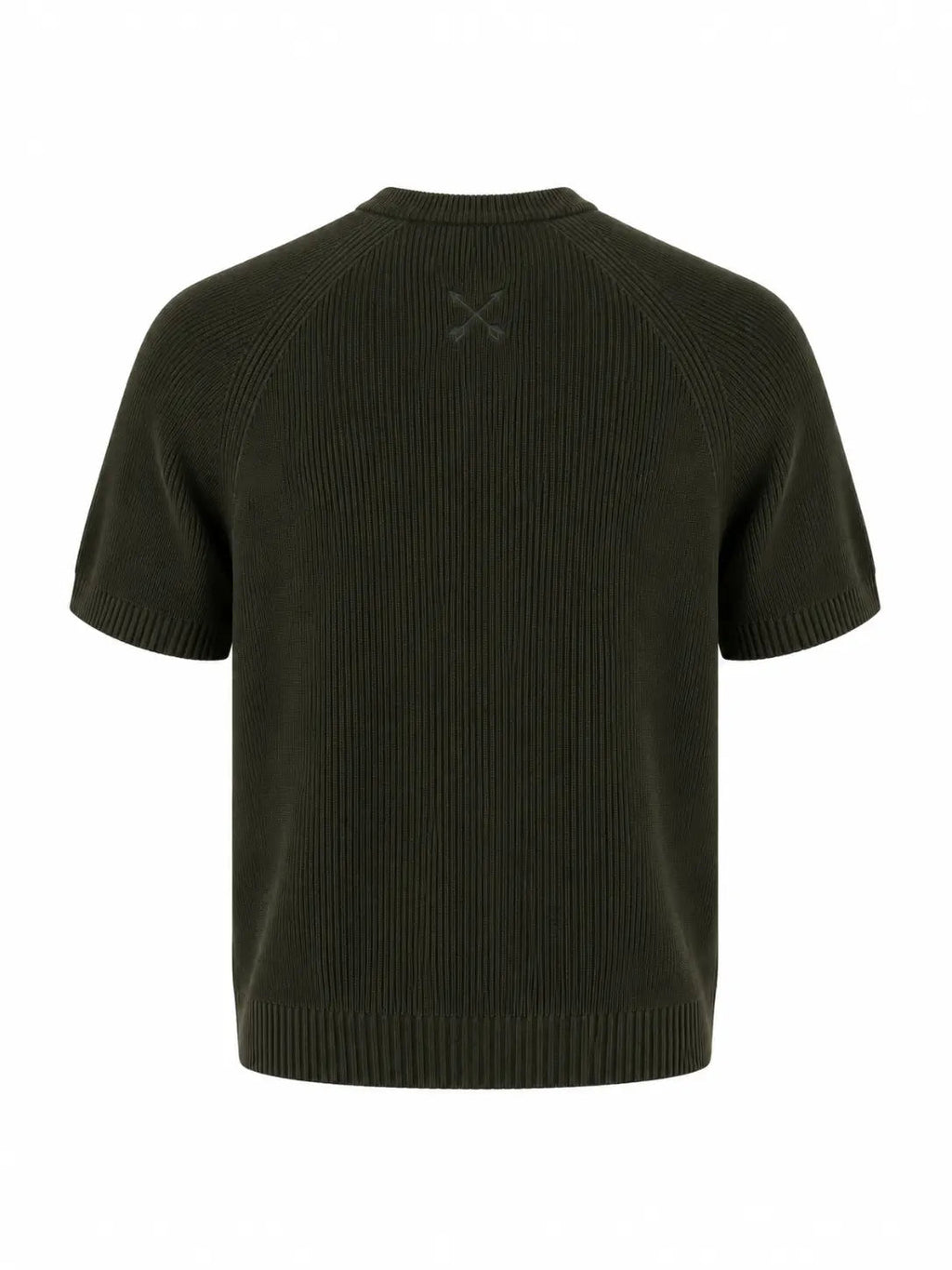 Tipped Knit Tee — Olive - Jasper