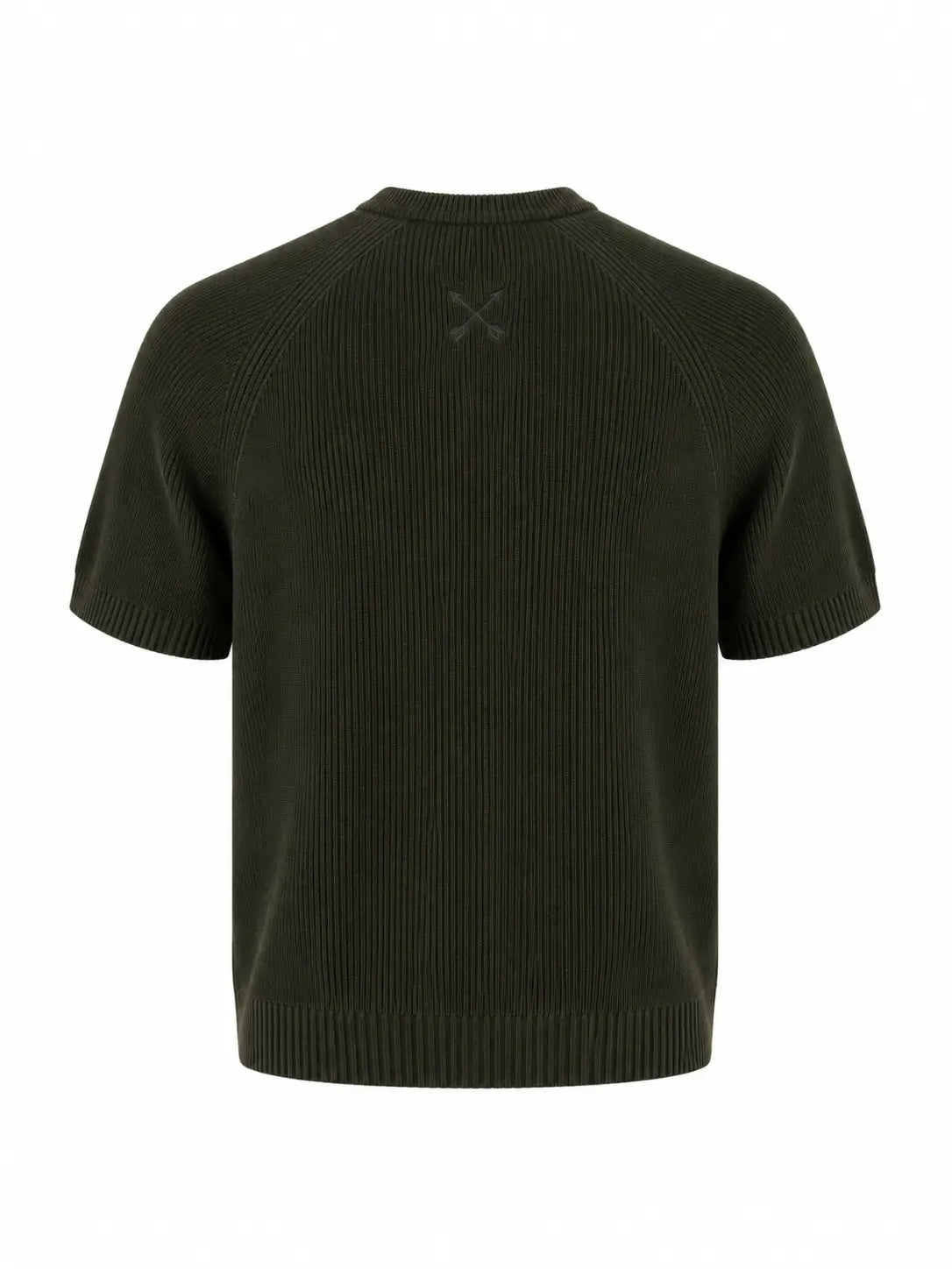 Tipped Knit Tee — Olive - Jasper